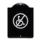 Signmission No Handicap Symbol Heavy-Gauge Aluminum Architectural Sign, 24" x 18", BS-1824-23846 A-DES-BS-1824-23846 - alternate 1